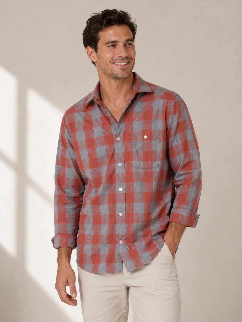 J Crew Plaid Long Sleeve Button Down Shirt XS